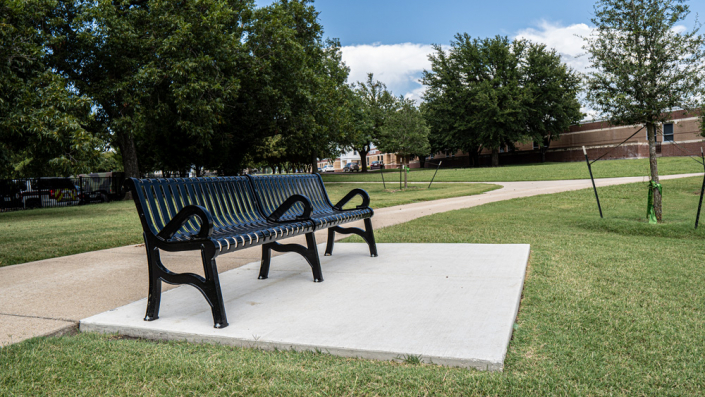 PATH Funded Bench & Shade Trees